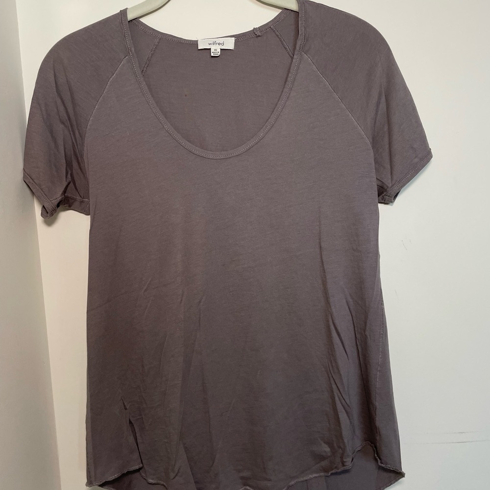 Wilfred/Aritzia Purple T-Shirt - Size XS